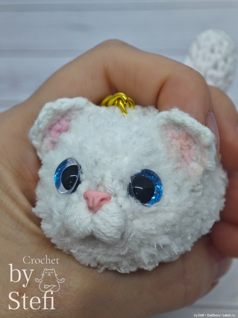 Котик Каспер — Вязаные игрушки и амигуруми: крючком