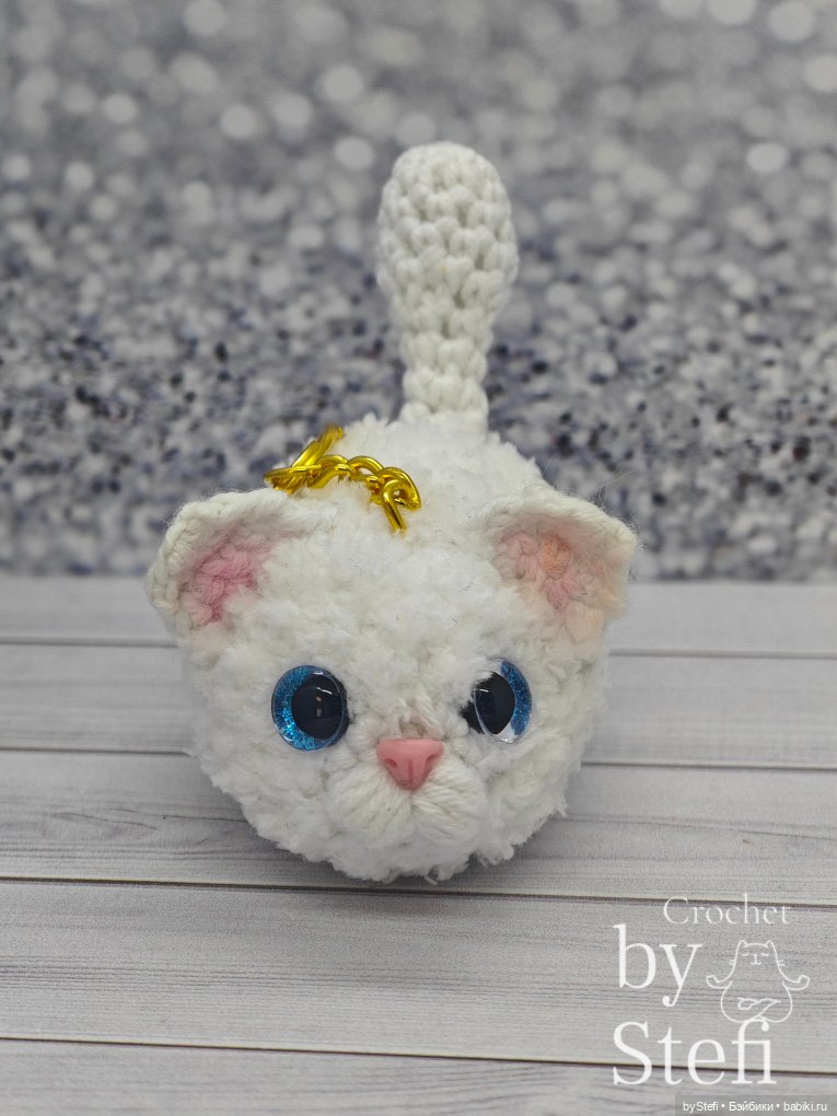 Котик Каспер — Вязаные игрушки и амигуруми: крючком (фото 3)