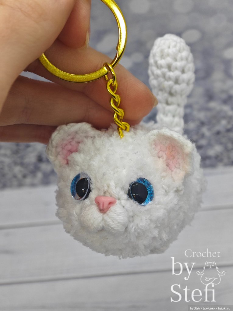 Котик Каспер — Вязаные игрушки и амигуруми: крючком (фото 9)