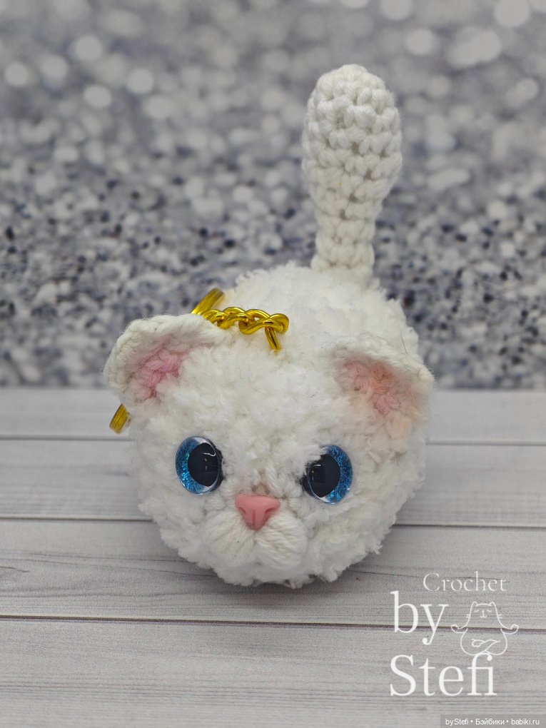 Котик Каспер — Вязаные игрушки и амигуруми: крючком (фото 10)