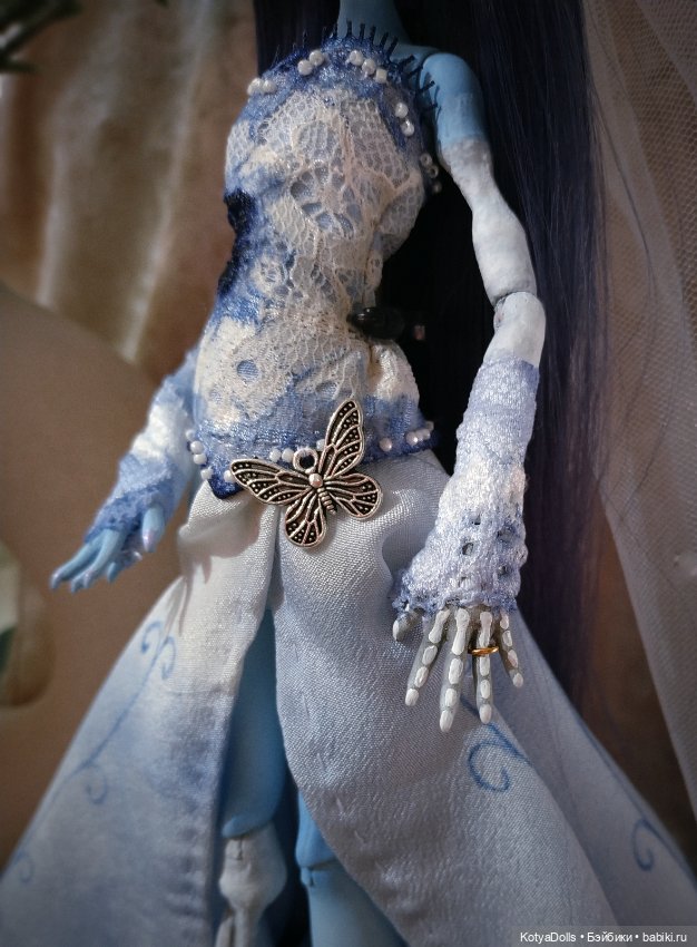 Труп Невесты Эмили ООАК — ООАК Monster High и Ever After High: репейнт (фото 8)