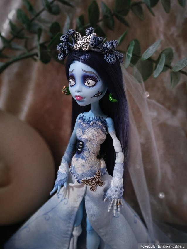 Труп Невесты Эмили ООАК — ООАК Monster High и Ever After High: репейнт (фото 6)