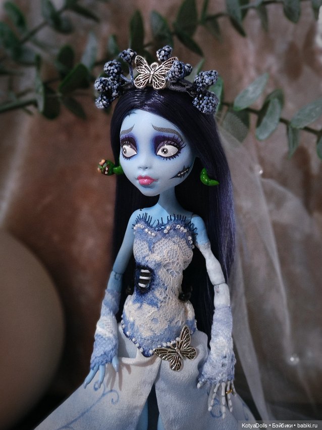 Труп Невесты Эмили ООАК — ООАК Monster High и Ever After High: репейнт (фото 5)