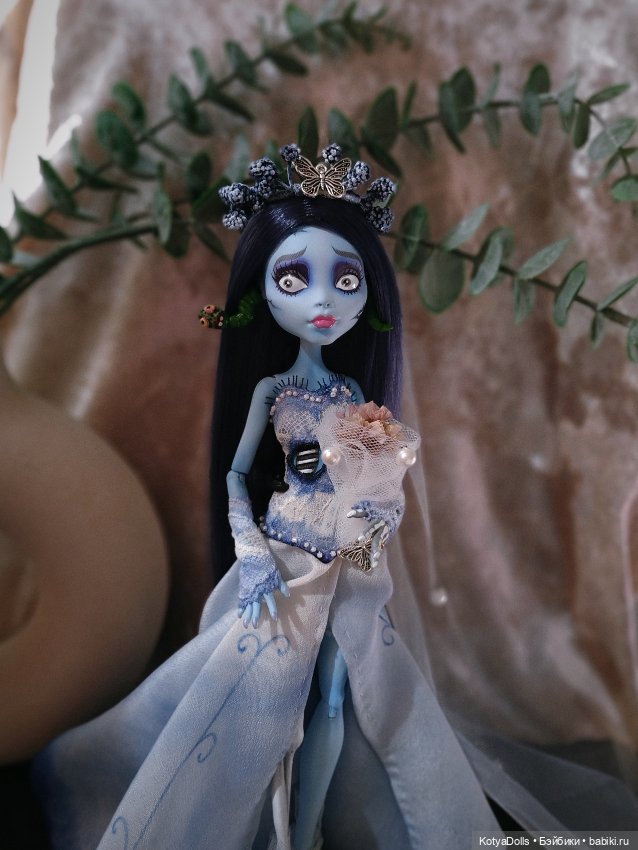 Труп Невесты Эмили ООАК — ООАК Monster High и Ever After High: репейнт (фото 4)
