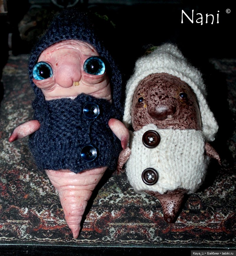 Слизнячки — Лепка авторских игрушек и папье (фото 2)