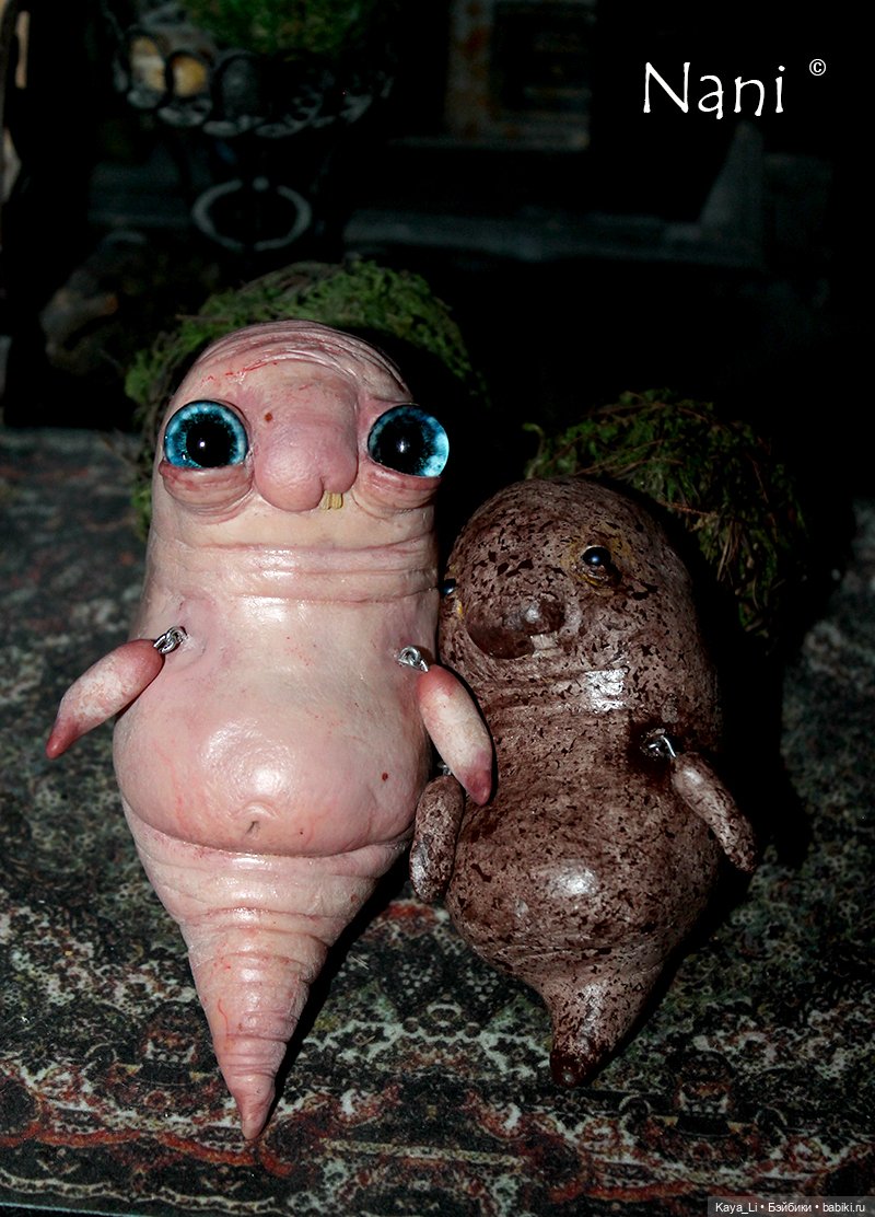 Слизнячки — Лепка авторских игрушек и папье