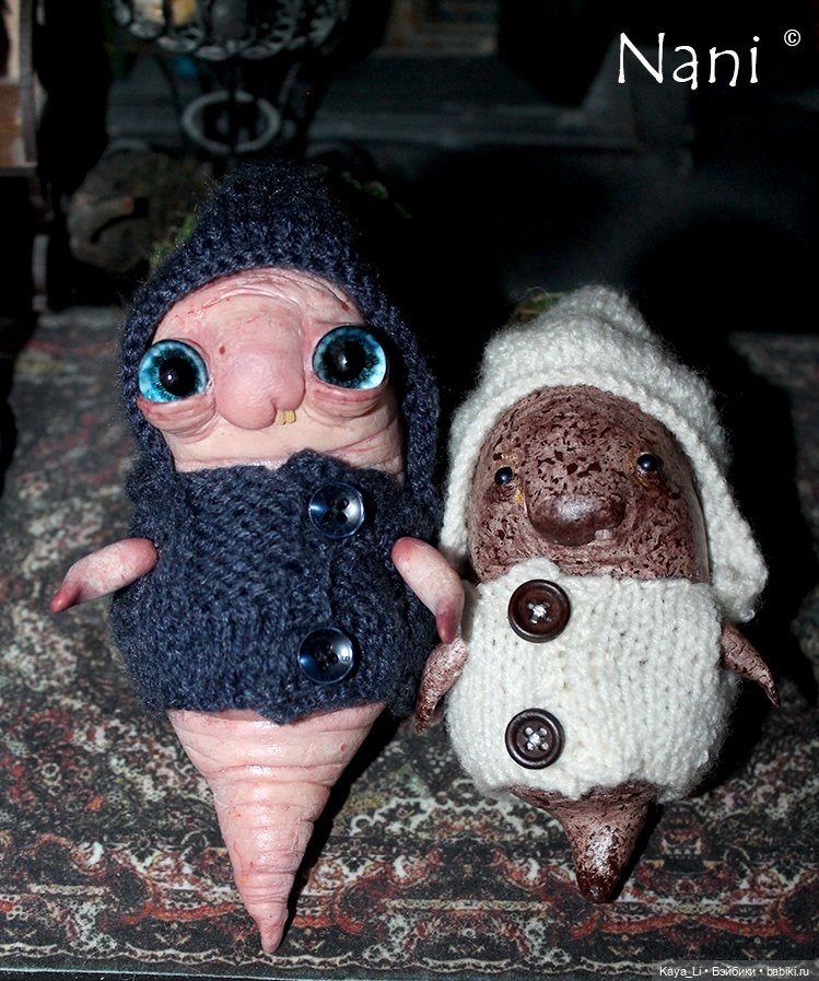 Слизнячки — Лепка авторских игрушек и папье