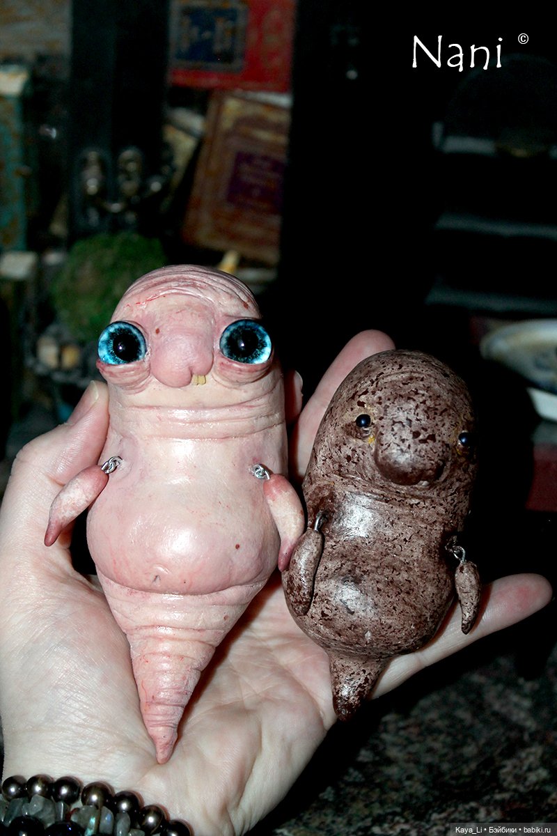 Слизнячки — Лепка авторских игрушек и папье