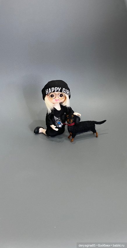 Такса — Валяные игрушки из шерсти: сухое валяние (фото 3)