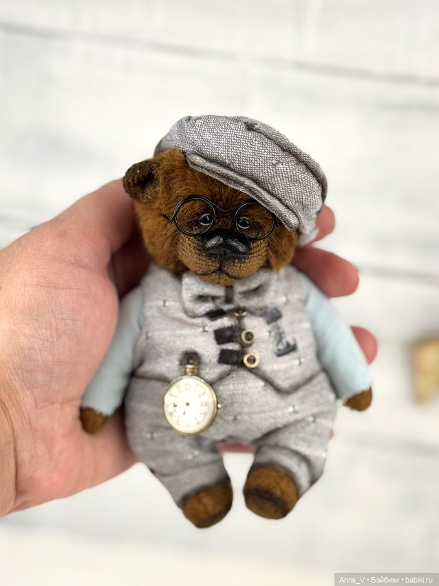 Тедди мишка Платон — Авторские мишки Тедди и друзья: фото