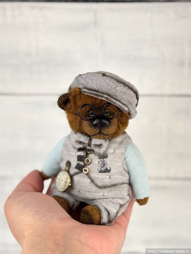 Тедди мишка Платон — Авторские мишки Тедди и друзья: фото (фото 5)