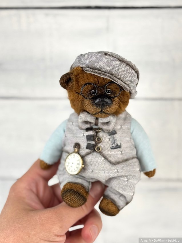 Тедди мишка Платон — Авторские мишки Тедди и друзья: фото (фото 2)