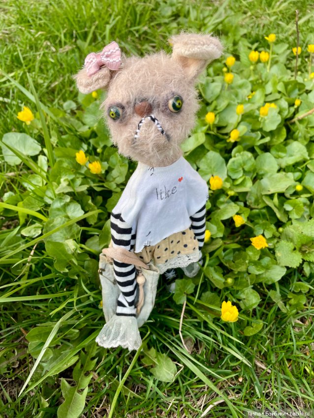 Леди собачка … — Текстильные игрушки и примитивы: кофейные (фото 4)