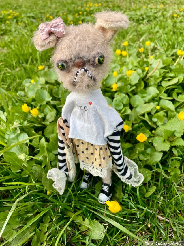 Леди собачка … — Текстильные игрушки и примитивы: кофейные (фото 5)