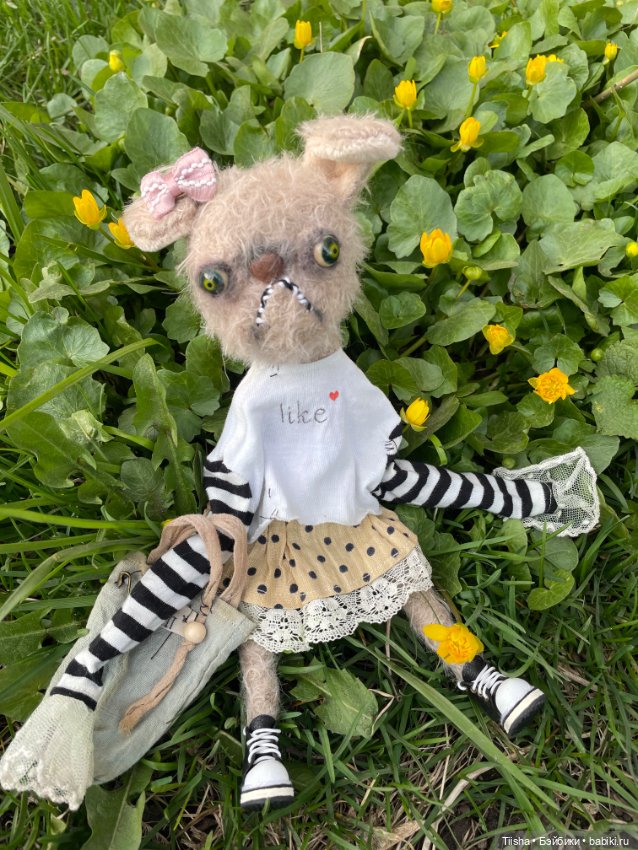 Леди собачка … — Текстильные игрушки и примитивы: кофейные (фото 3)