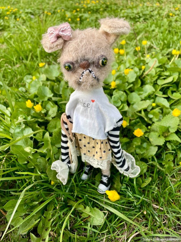 Леди собачка … — Текстильные игрушки и примитивы: кофейные (фото 2)