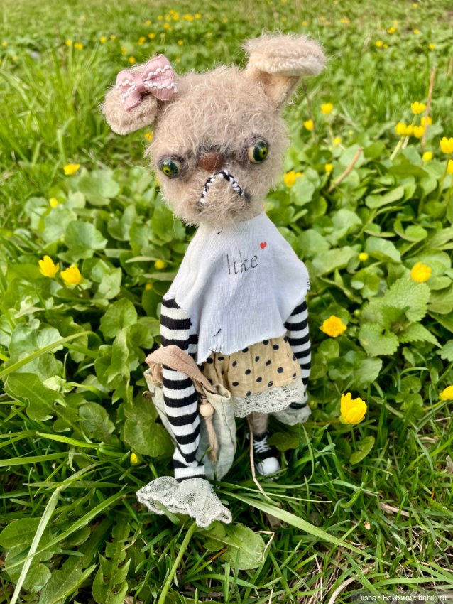 Леди собачка … — Текстильные игрушки и примитивы: кофейные