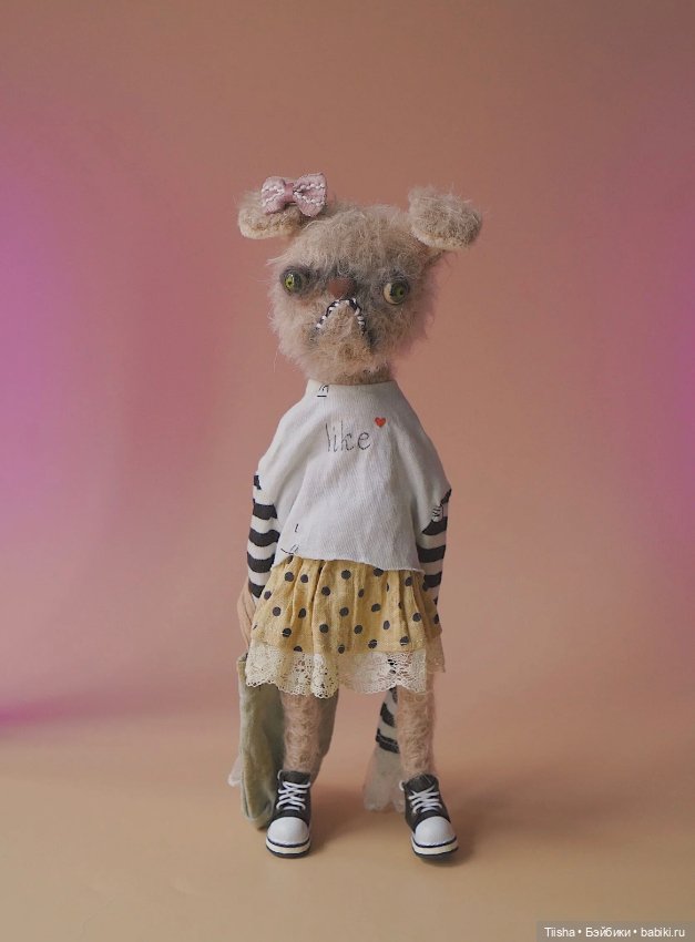 Леди собачка … — Текстильные игрушки и примитивы: кофейные (фото 10)