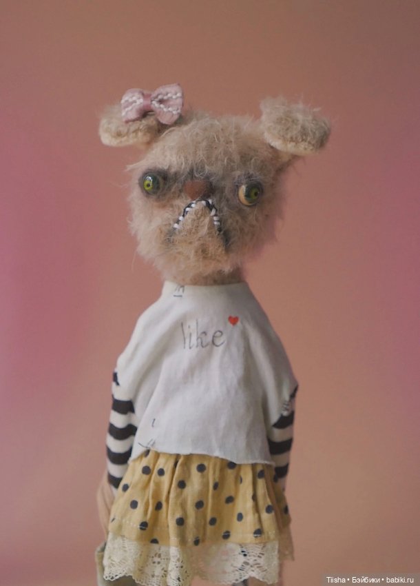 Леди собачка … — Текстильные игрушки и примитивы: кофейные (фото 9)
