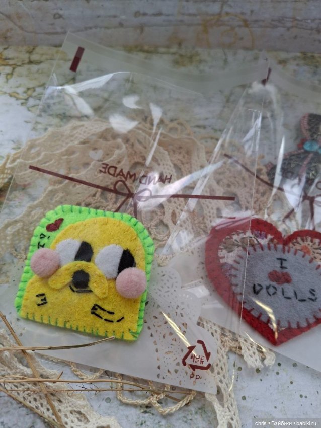 Мои работы из фетра — Вышивка крестиком