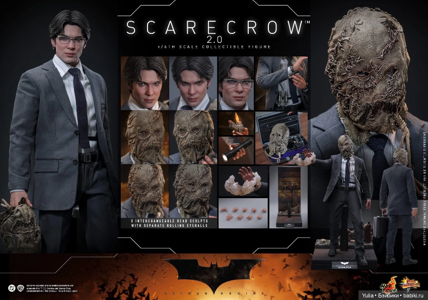 Hot toys - фигурка Пугало 2.0 (фото 8)