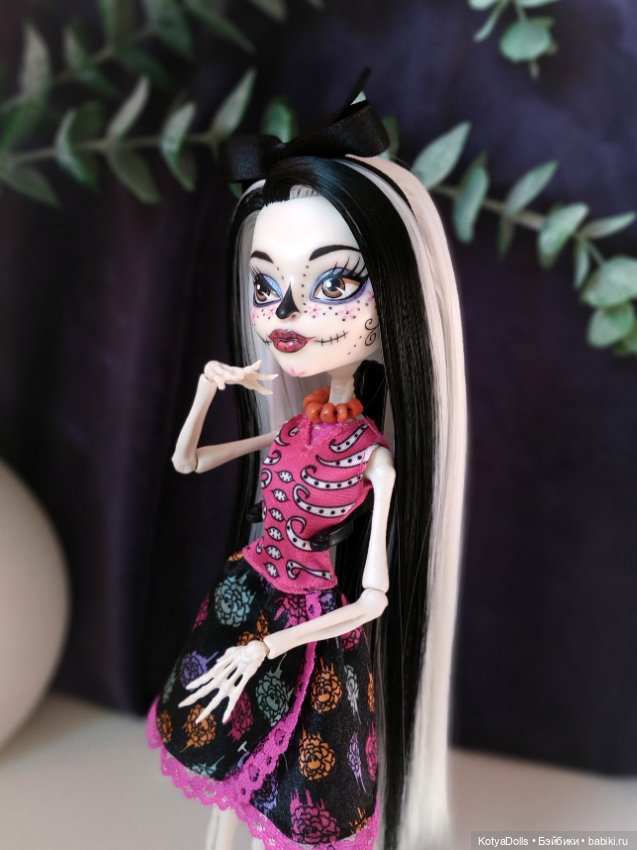 Скелита Калаверас ООАК — ООАК Monster High и Ever After High: репейнт (фото 5)