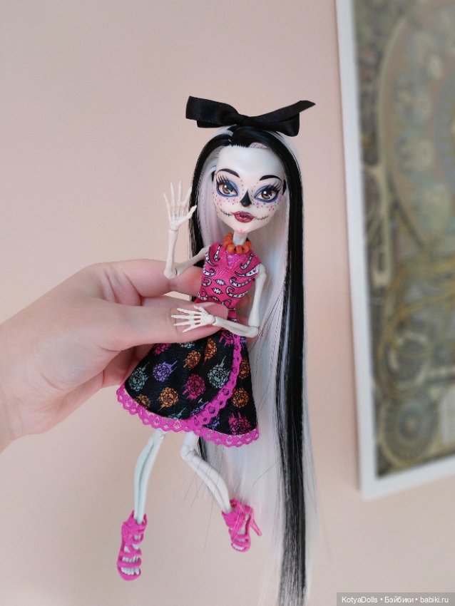 Скелита Калаверас ООАК — ООАК Monster High и Ever After High: репейнт (фото 6)