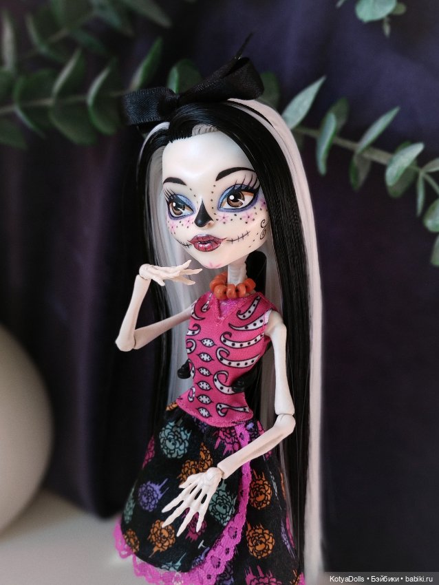 Скелита Калаверас ООАК — ООАК Monster High и Ever After High: репейнт (фото 3)