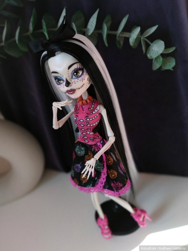 Скелита Калаверас ООАК — ООАК Monster High и Ever After High: репейнт (фото 7)