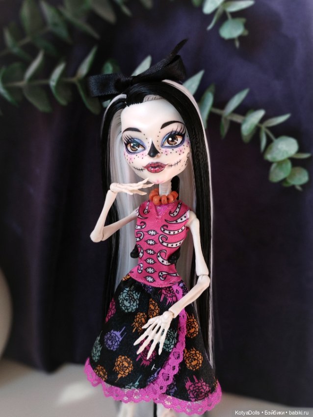 Скелита Калаверас ООАК — ООАК Monster High и Ever After High: репейнт