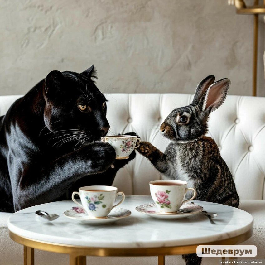 Пасха и пантеры — Рисование и арт: скетчи