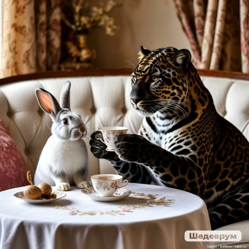 Пасха и пантеры — Рисование и арт: скетчи