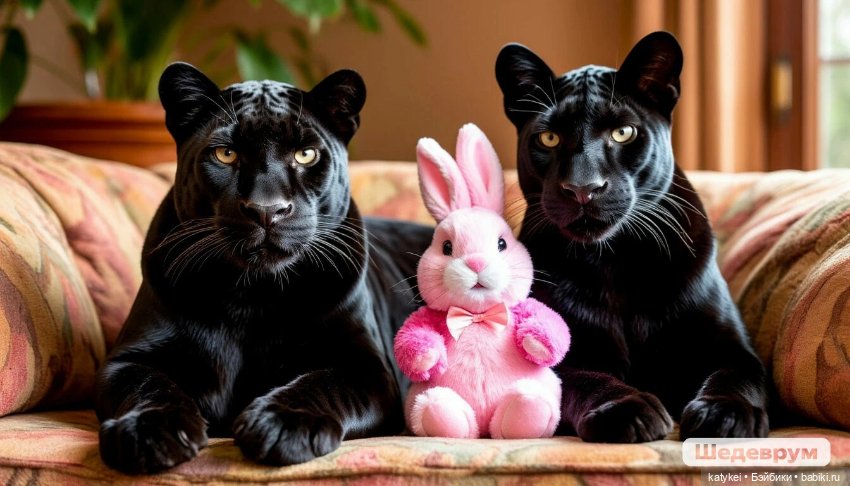 Пасха и пантеры — Рисование и арт: скетчи