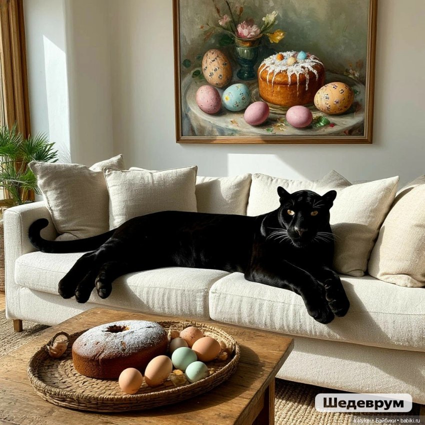 Пасха и пантеры — Рисование и арт: скетчи (фото 3)