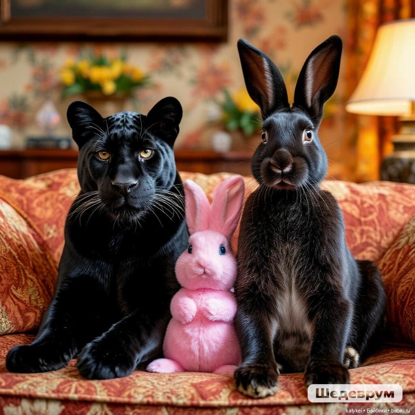 Пасха и пантеры — Рисование и арт: скетчи