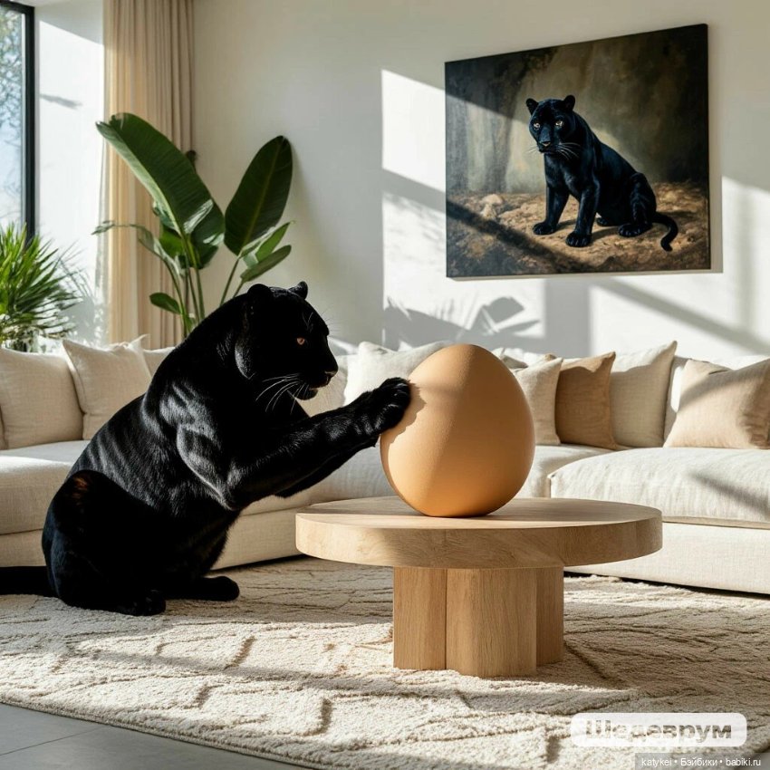 Пасха и пантеры — Рисование и арт: скетчи