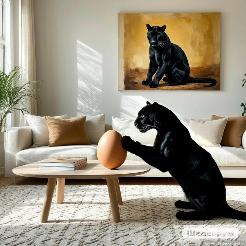 Пасха и пантеры — Рисование и арт: скетчи