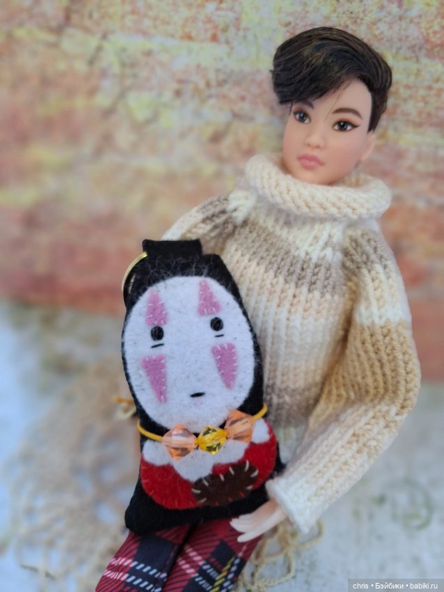 Персонажи по Вселенной Хаяо Миядзаки : Безликий бог и рыбка Поньо (фото 3)