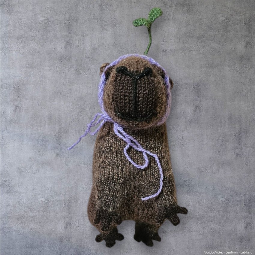 Капибара? Капибара — Вязаные игрушки и амигуруми: крючком (фото 6)