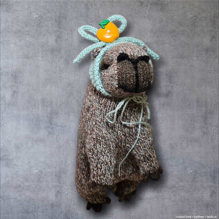 Капибара? Капибара — Вязаные игрушки и амигуруми: крючком (фото 3)