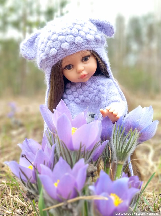 Сиреневая нежность — Куклы Paola Reina (Паола Рейна): новинки (фото 3)