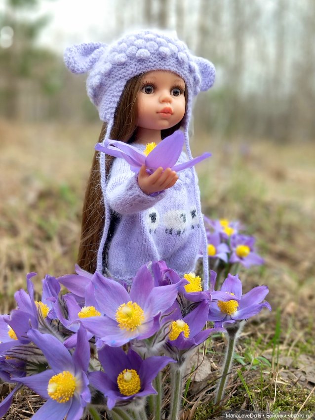 Сиреневая нежность — Куклы Paola Reina (Паола Рейна): новинки (фото 8)