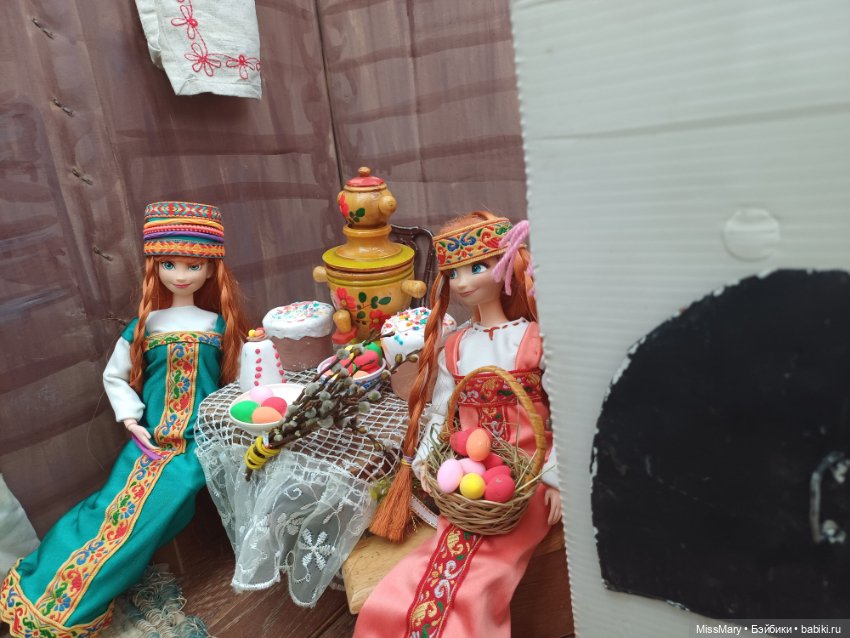 Как рыжие сестрички Пасху отмечали