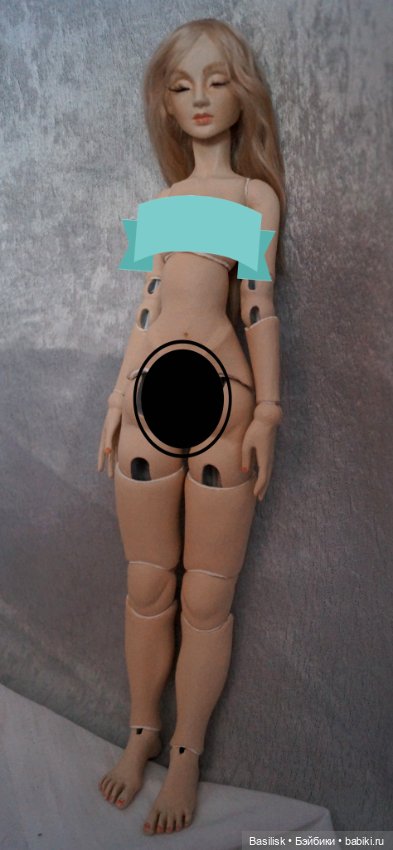 Карамелька голышом — Авторские шарнирные куклы своими руками: лепка (фото 10)