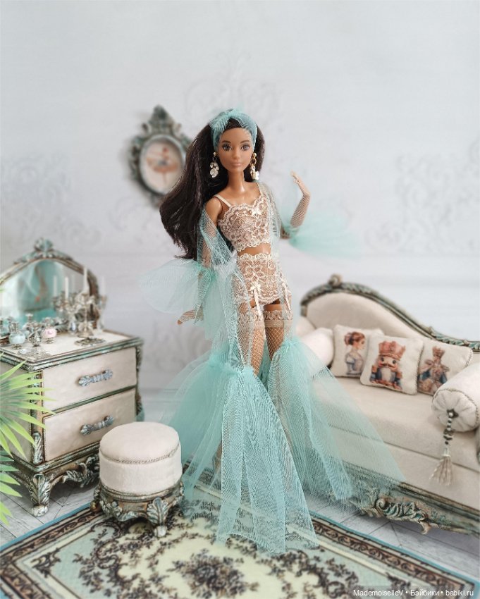 Будуар для Карлы — Мебель для кукол и домиков: фото