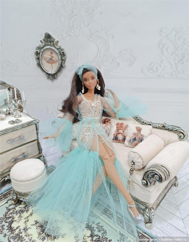 Будуар для Карлы — Мебель для кукол и домиков: фото