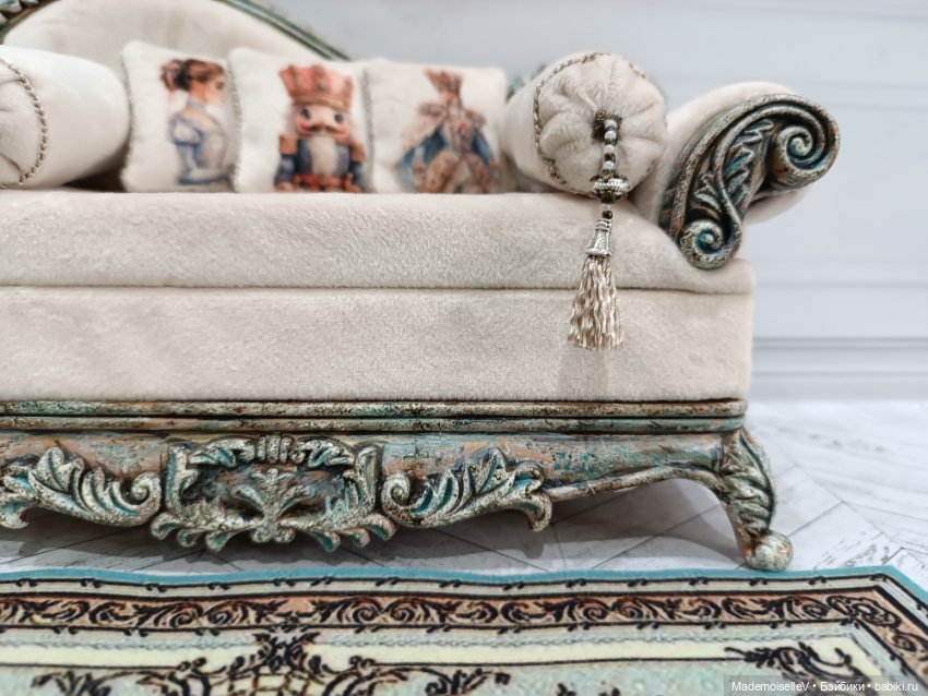 Будуар для Карлы — Мебель для кукол и домиков: фото