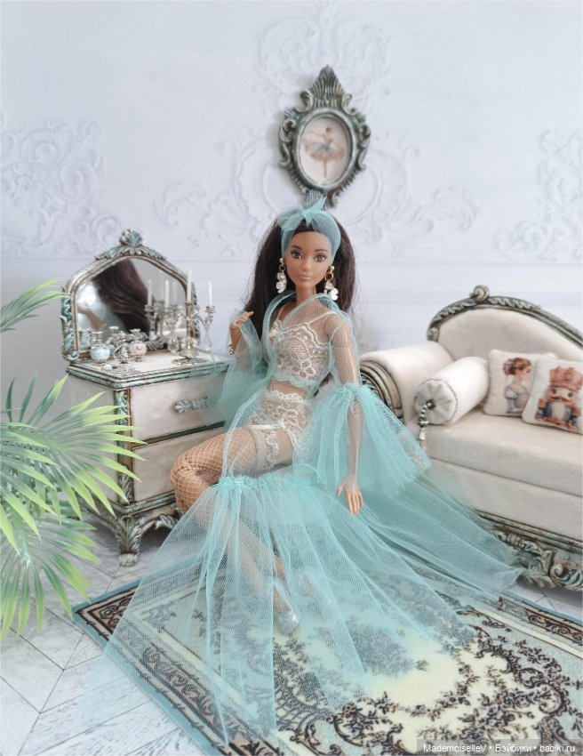 Будуар для Карлы — Мебель для кукол и домиков: фото