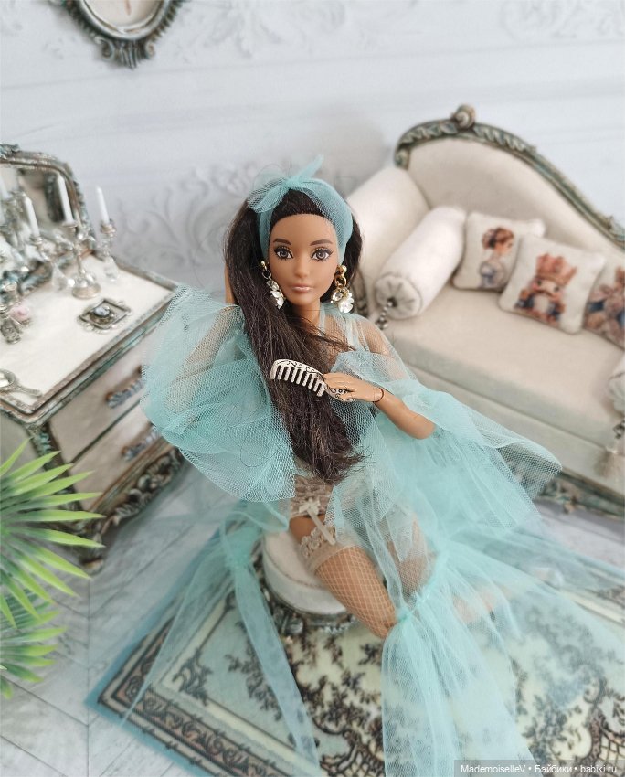 Будуар для Карлы — Мебель для кукол и домиков: фото