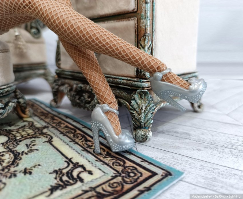 Будуар для Карлы — Мебель для кукол и домиков: фото